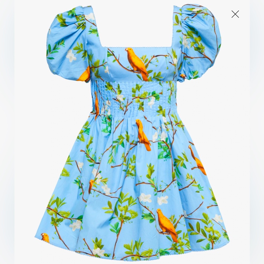 Agua by Agua Bendita Caramelo Aves mini dress. Size XS. Fits size US 2-4.
